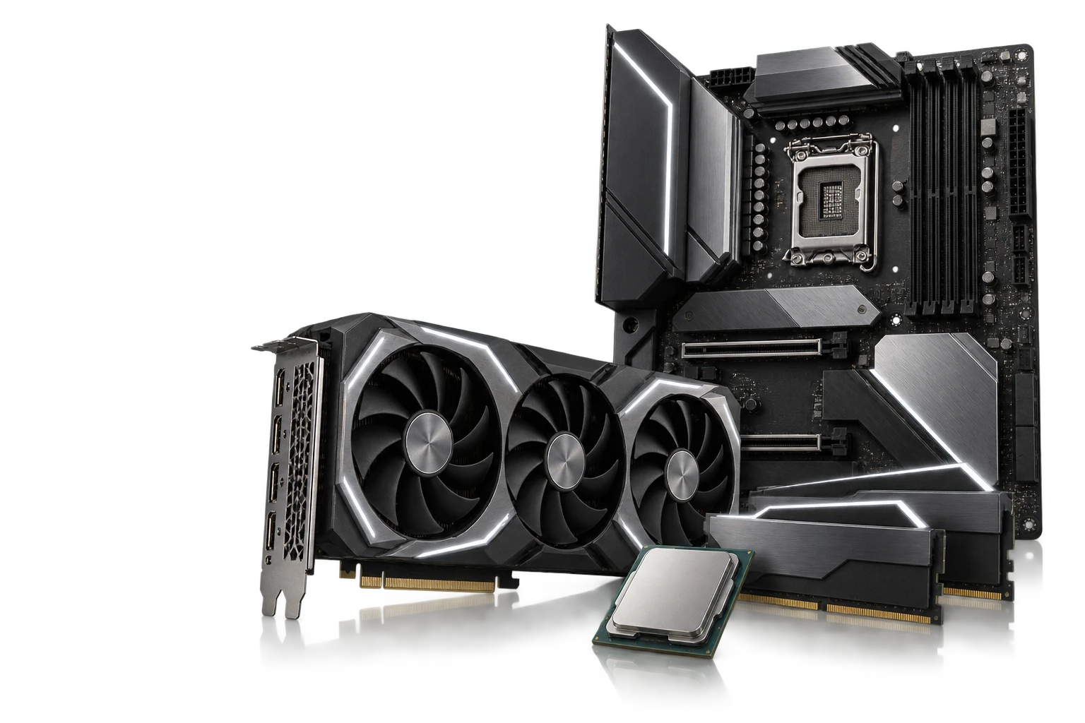 PC Components hardware illustration