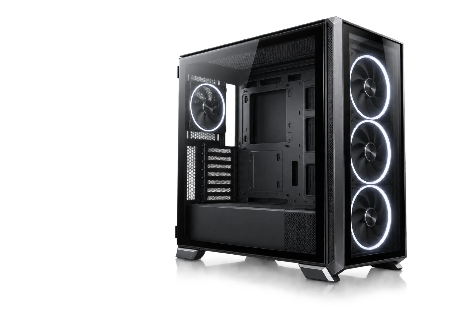 Gaming PC Cases & Chassis hardware illustration